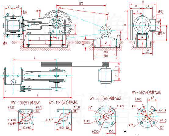 WY-50(V5)WY-100(W4)WY-200(W5)(f)ʽձðbߴD